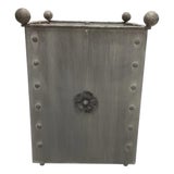 Steel Planter With Rosette Detail For Sale