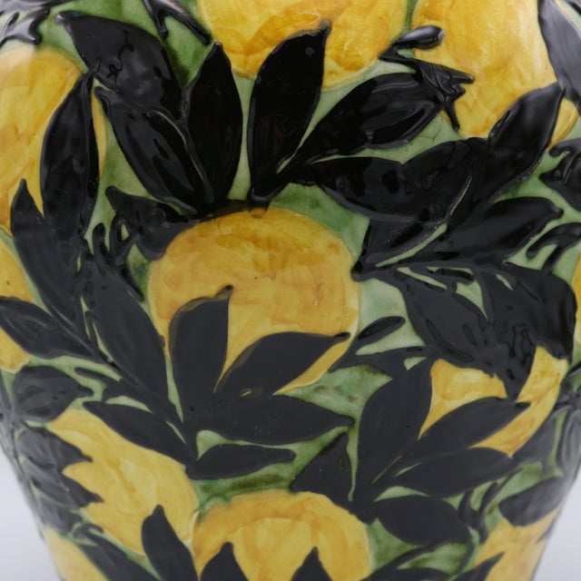 Lemons Art Deco Period Ceramic Vase Max Laeuger Germany 1921 For Sale - Image 12 of 18