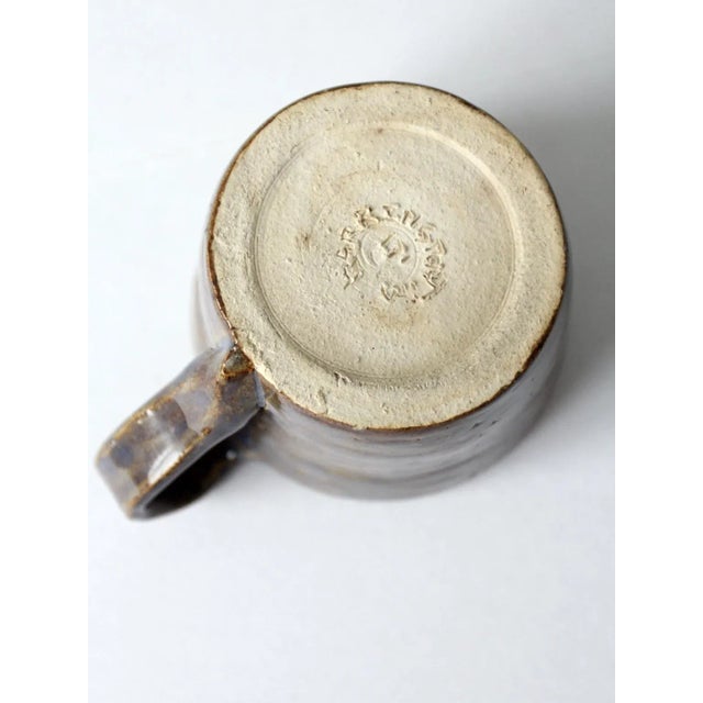 Vintage Studio Pottery Mug For Sale - Image 9 of 10