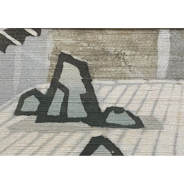 Original Taizo Minekawa 'Stone Garden Ryoanji Japanese Temple Dyed Textile Print For Sale - Image 10 of 13
