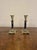Metal Antique Victorian Brass and Porcelain Candlesticks, 1880, Set of 2 For Sale - Image 7 of 7