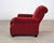 Ralph Lauren London Club Lounge Chair in Italian Red Velvet For Sale - Image 9 of 18
