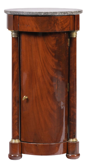 Small Barrel-Shaped Cabinet, France, 1810