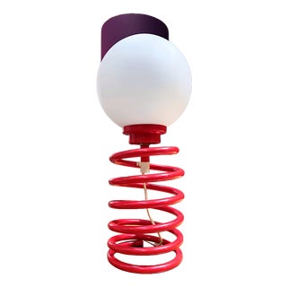 Spiral Table Lamp, 1970s For Sale