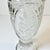 Mid-Century Boho Chic Hollywood Regency Yugoslavia Crystal Urn With Raised Flora Design. For Sale - Image 6 of 13
