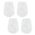 2020s Painted Glass Candle Holder Vase (Set of 4) For Sale - Image 5 of 5