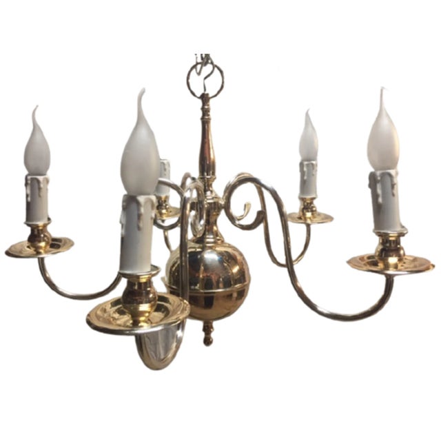 Dutch Flemish Style Chandelier For Sale - Image 9 of 9