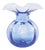 VIETRI Hibiscus Glass Cobalt Medium Fluted Vase For Sale