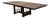 Canal Dover Solid Quarter Sawn Oak Contemporary Mission Style 120" Ironwork Trestle Dining Table For Sale