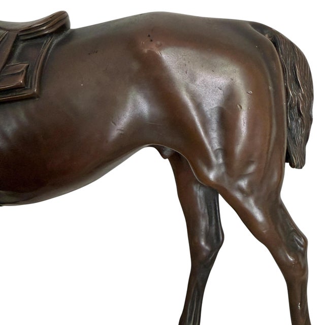 Bronze Thoroughbred Horse Sculpture For Sale - Image 10 of 18
