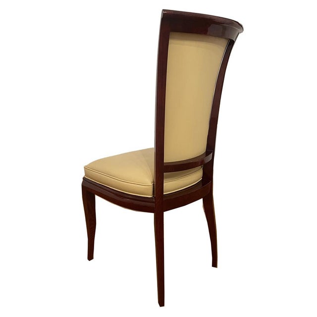 Vintage Art Deco Dining Chairs, France, 1930, Set of 8 For Sale - Image 12 of 14