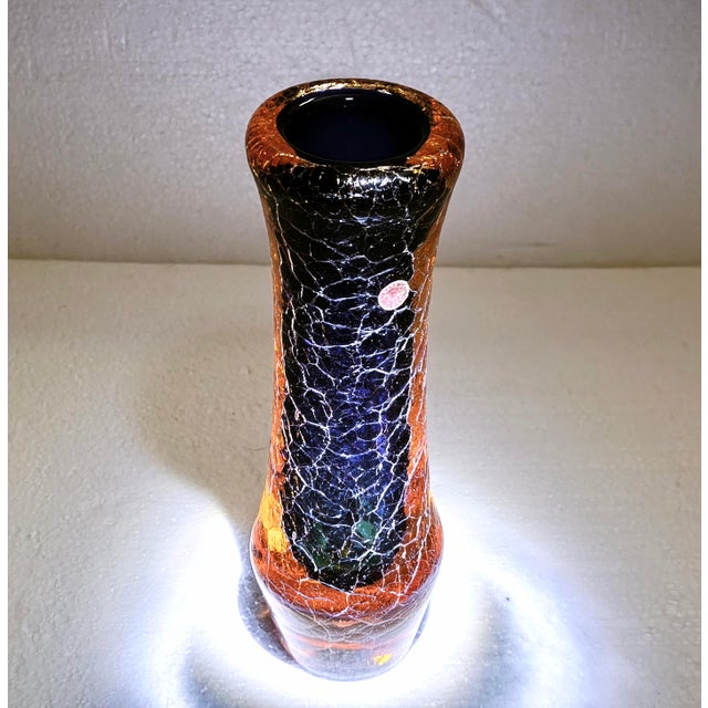 Vintage Murano Art Glass Vase, Italy, 1960s For Sale - Image 10 of 18