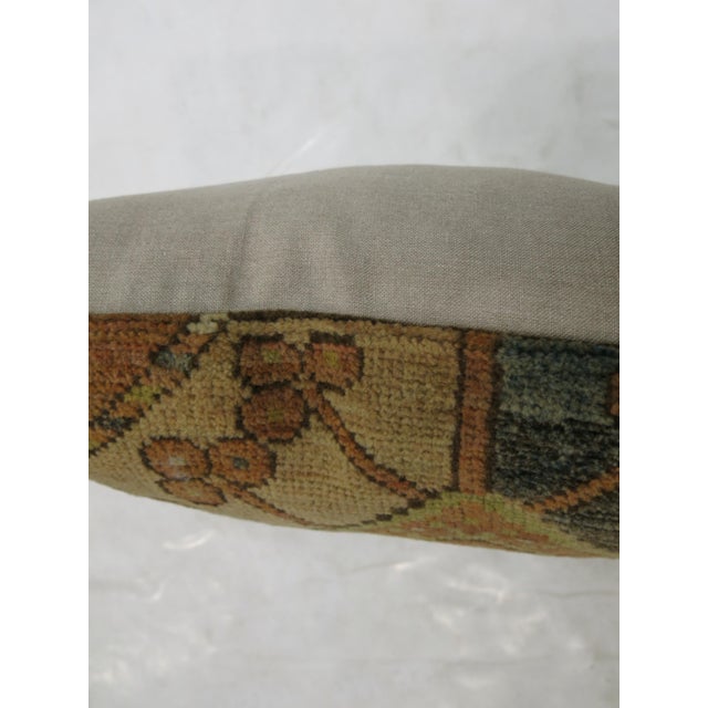 Islamic Early 20th Century Zabihi Collection Rustic Tribal Afghan Rug Pillow - 1'2" x 1'7" For Sale - Image 3 of 4
