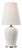 Thomas O'Brien by Visual Comfort Signature Opera 16" Table Lamp in Ivory with Linen Shade For Sale