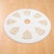 Complete your holiday tree with this elegant Christmas tree skirt featuring a repeating metallic leaf motif. The soft...