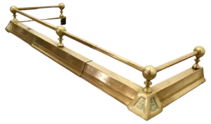 Victorian Extending Brass Fender