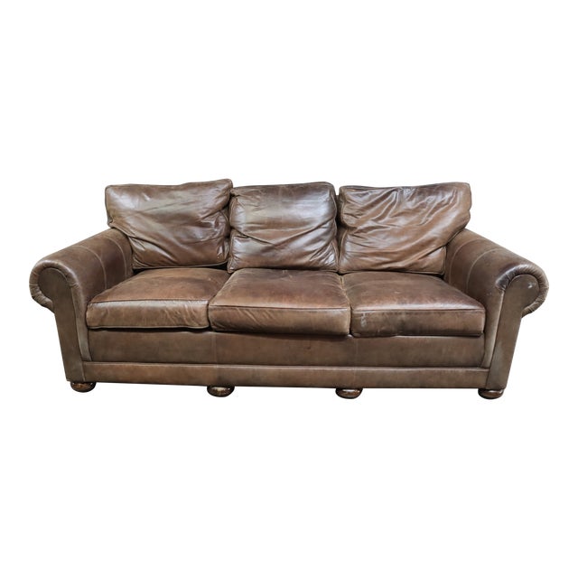 Stickley Craftsman Leather Sofa Chairish