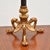 Cream Antique French Gilt Metal Table Lamp, 1900s For Sale - Image 8 of 10