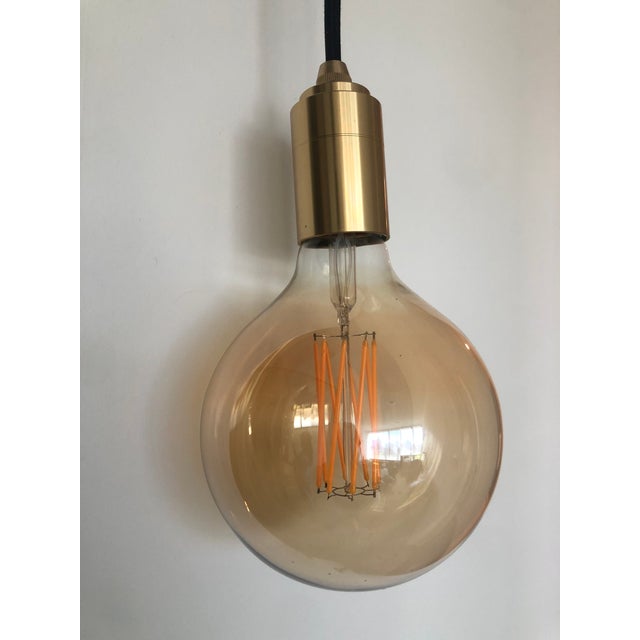 Minimalism Contemporary Tala Brass Plug-in Pendant For Sale - Image 3 of 9
