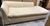 Custom sofa by Los Angeles based designer Waldo Fernandez. With single loose seat cushion and one large throw pillow....