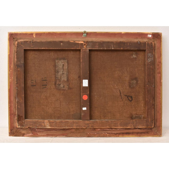 Loïc Marie Petit De Villeon, Peonies Flowers, 1800s, Oil on Canvas, Framed For Sale - Image 9 of 10