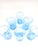 Alessandro Coppola Murano Glass Tumblers in Light Blue Swirl, Italy - Set of 6 For Sale - Image 9 of 9