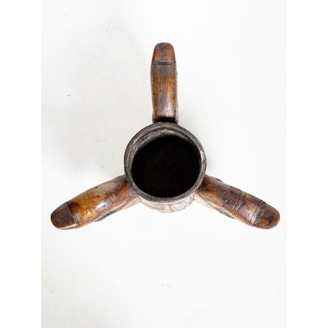 Brown Wooden Pen Holder with Horse Heads, France, 1960 For Sale - Image 8 of 12