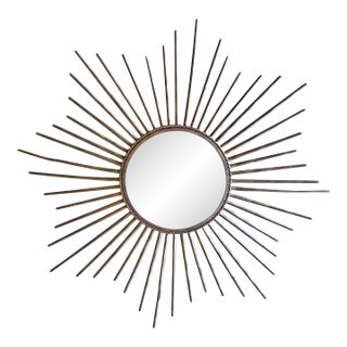 Extra Large Sunburst Convex Mirror, 60" For Sale