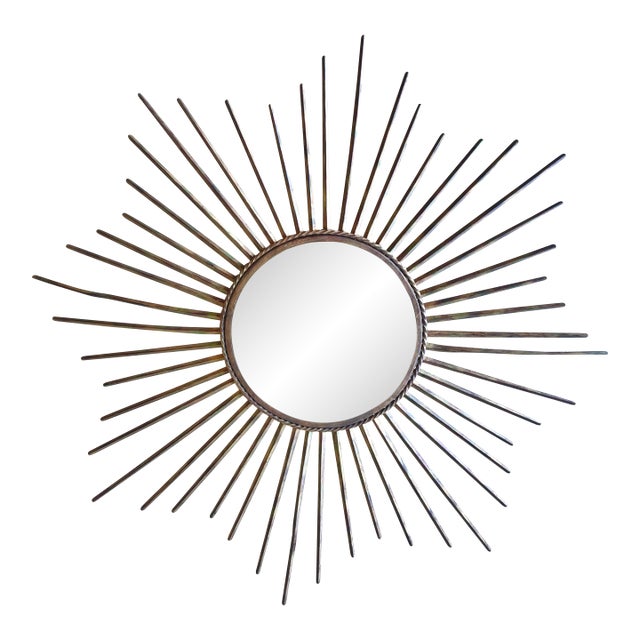 Extra Large Sunburst Convex Mirror, 60" For Sale