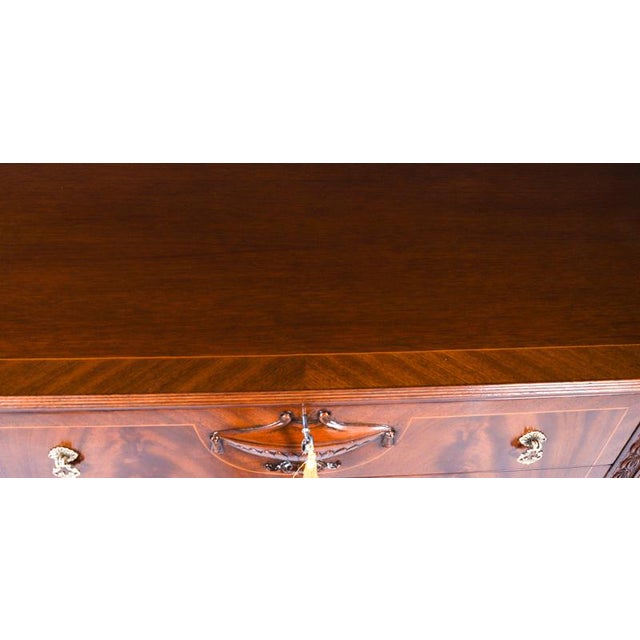 Vintage Flame Mahogany Sideboard from Maple & Co. For Sale - Image 9 of 18