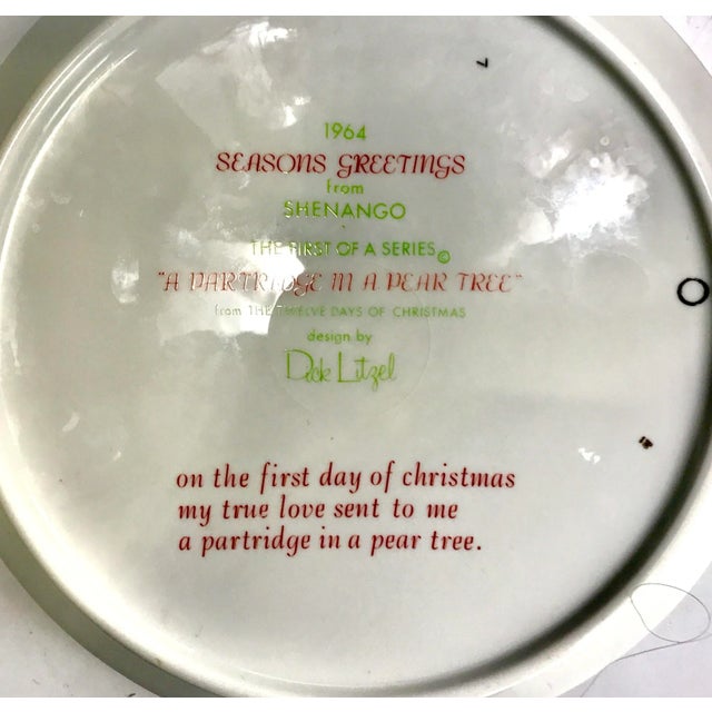 Mid-Century Modern Christmas Plates - Set of 6 For Sale - Image 9 of 11
