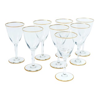 Baccarat Crystal Barware / Tableware Glassware - Set for 8 For Sale