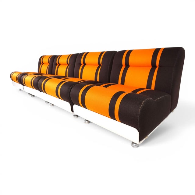 Space Age Concha Modular 4-Seater Sofa by Jo Otterpohl for Cor, 1970, Set of 4 For Sale - Image 15 of 18