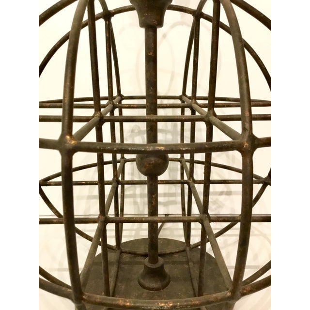 Currey Company Modern Aged Bronze Finished Iron Sphere Table