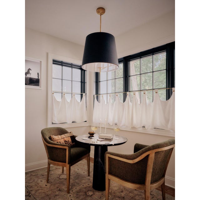 Contemporary Regina Andrew Clove Pendant Small, Black Shade For Sale - Image 3 of 9