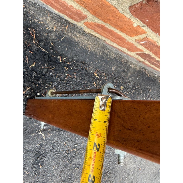 Brown Mid 20th Century Kindel Neoclassical Style Walnut King-Size Headboard For Sale - Image 8 of 14