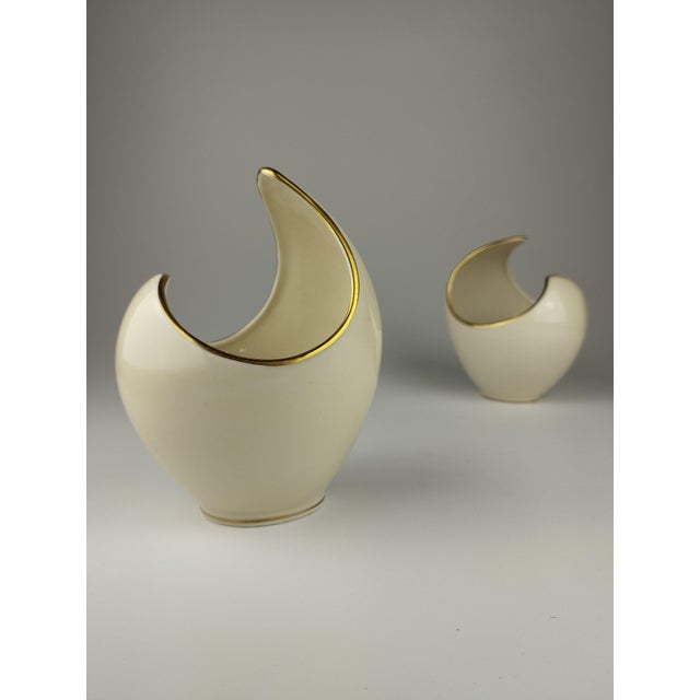Vintage Vases by Edelstein Porzellan, 1950s, Set of 2 For Sale - Image 10 of 14