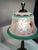 Pairpoint Glassworks 1930s Art Deco Signed Pairpoint Reverse Painted Lamp W/Bronze Base For Sale - Image 4 of 12