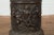 Tall Custom Made Cast Bronze Urn on Pedestal with Lion Head Handles For Sale - Image 12 of 13
