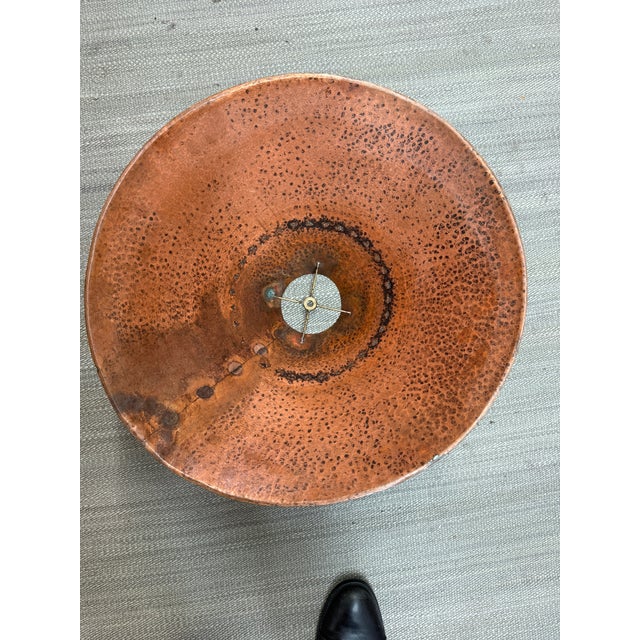 Fritz Scholder Handmade Copper + Iron Floor Lamp For Sale - Image 10 of 12