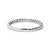 Immerse yourself in the effortless elegance of this exquisite wedding band, masterfully crafted from 14K white gold with a...