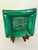 Chinoiserie Vintage Green Asian Relief Ashtray Catchall For Sale - Image 3 of 12