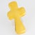 A stunning cross brooch created by French designer Edouard Rambaud, Paris. The piece features a carved and textured design...