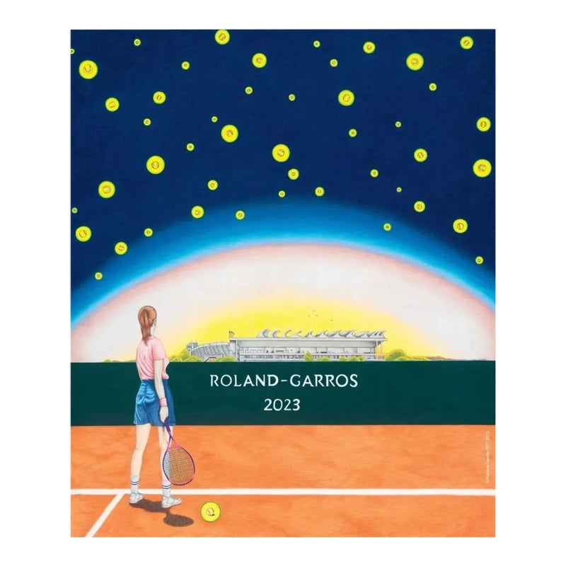 2023 Roland Garros Poster by Maxime Verdier