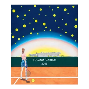 2023 Roland Garros Poster by Maxime Verdier