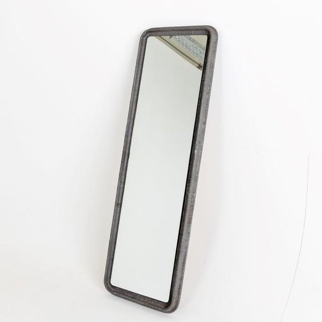 Metal 1970s Tall Sculptural Modernist Mirror by Burchiellaro For Sale - Image 7 of 9