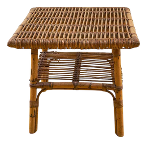 Bamboo Coffee Table, 1970s