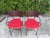 Coffee Vintage Scroll Arm Wrought Iron Patio Dining Chairs - Pair For Sale - Image 8 of 12