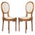 Circa 1940 French Louis XVI Style Carved Cameo Back Side Chairs - A Pair For Sale - Image 12 of 12