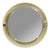 A striking wall mirror with an illuminated frame. It dates from the 1970s and is made of light cream-colored plastic. The...